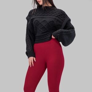 ByEgreis Glenda Black Sweater size Large.